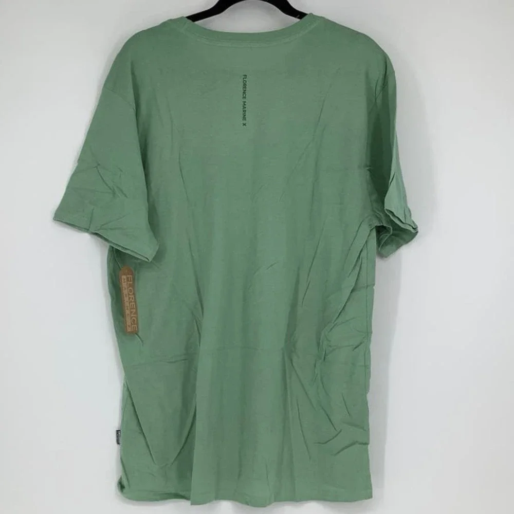 NEW! Florence Marine X Size Large GOTAE Organic T-Shirt Sage Tee $30 msrp M9-5 - Picture 4 of 10